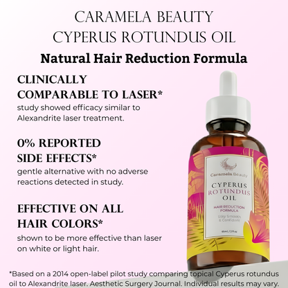 Karamela Beauty Cyperus Rotundus Oil for Natural Hair Reduction