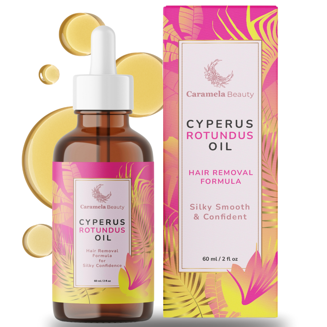 Karamela Beauty Cyperus Rotundus Oil for Natural Hair Reduction